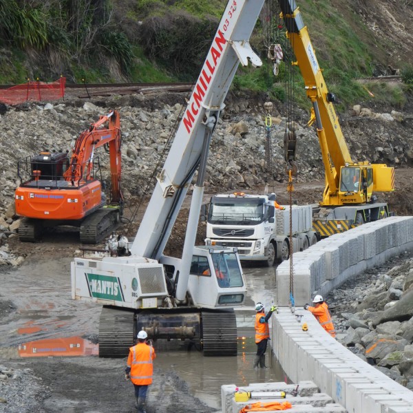 Photograph 3 of project Coastal highway repair near Kaikoura