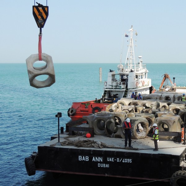 Photograph 3 of project Burj Al Arab seawall protection